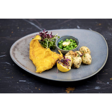Blue Triangular Dipping Bowls 78mm | Olympia Ember Collection 9