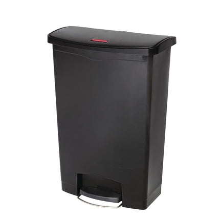 Front Step Pedal Bin 90L Black | Rubbermaid Slim Jim 3