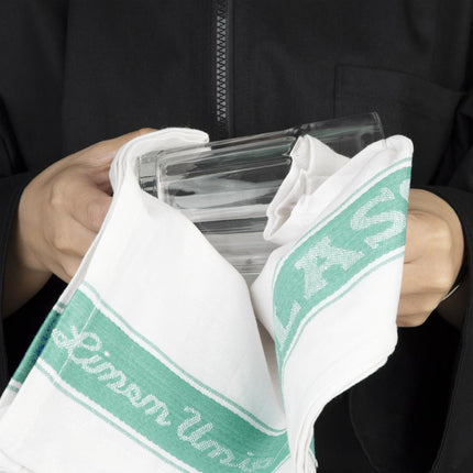 Half-Linen Glass Cloth | Vogue | 76 x 51 cm | Green 7