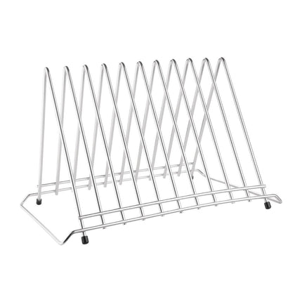 Heavy-Duty Cutting Board Holder with 10 Slots | Hygiplas 5
