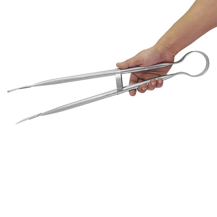 Extra Long Stainless Steel Steak Tongs 53cm | Vogue 6