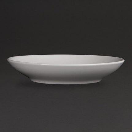 Deep Round Plates 26cm | Olympia Whiteware | Set of 6