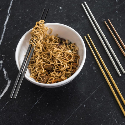 Satin Finish Stainless Steel Chopsticks Set | Comas | 18/10 Steel 2