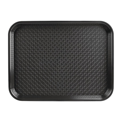 Olympia Kristallon Black Polypropylene Tray 34.5x26.5cm