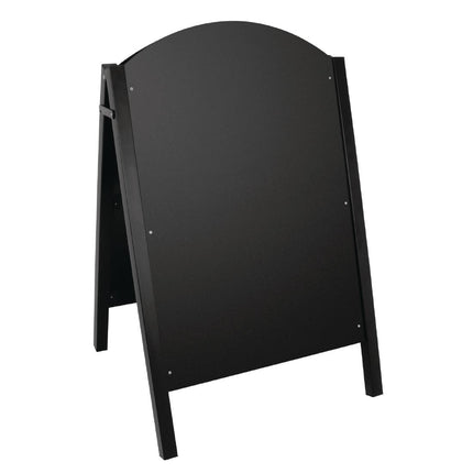 Olympia Chalkboard Sign with Black Metal Frame