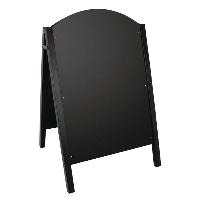 Olympia Chalkboard Sign with Black Metal Frame