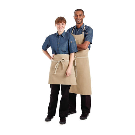 Chef Works Austin Denim Short Apron Natural | Urban Collection 3