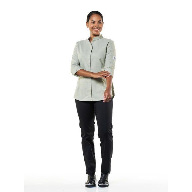 Women's Chef Jacket Nordic Green | Chaud Devant | Size L 2