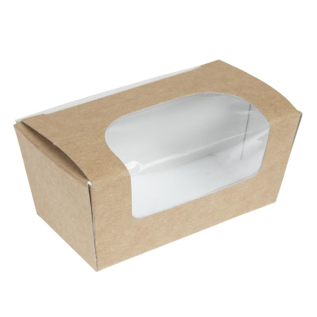 Compostable Kraft Pastry Boxes with Window | Colpac