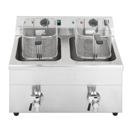 Double Induction Deep Fryer 2x 3000W | Buffalo 7