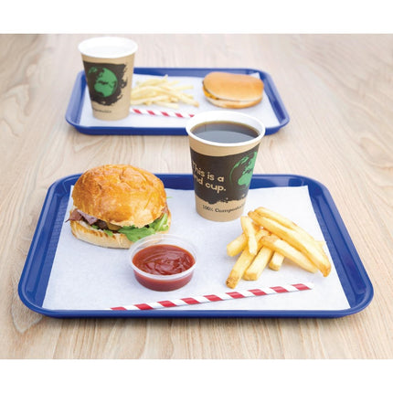 Olympia Kristallon Blue Polypropylene Tray 34.5x26.5cm 4