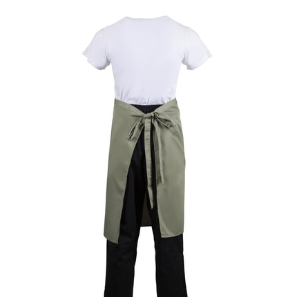 Standard Bistro Apron Olive Green | Whites 6