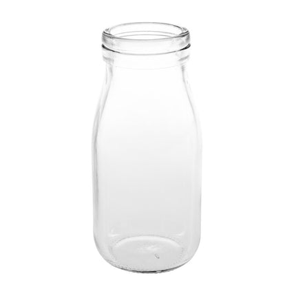 Glass Mini Milk Bottles 20cl | Olympia | 12 Pieces