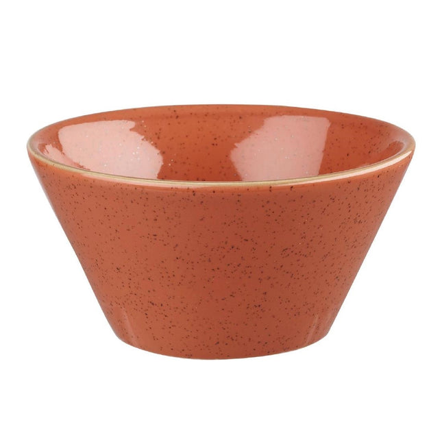 Snack Bowl Spiced Orange Stonecast | Churchill
