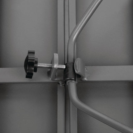 Square Steel Bistro Table Grey 70cm | Bolero 5