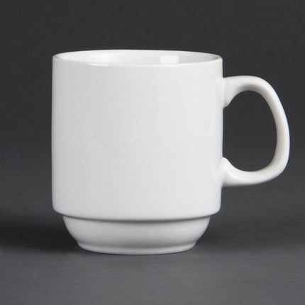 Stackable Mug 28.4cl | Olympia Whiteware | Set of 12