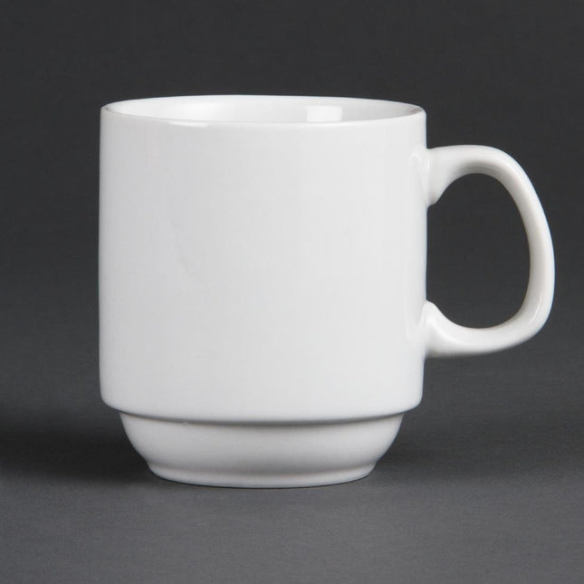 Stackable Mug 28.4cl | Olympia Whiteware | Set of 12