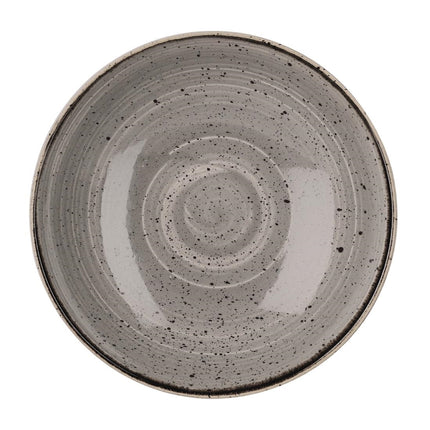 Coupe Bowl 18.2 cm | Churchill Stonecast Grey | 12 Pieces
