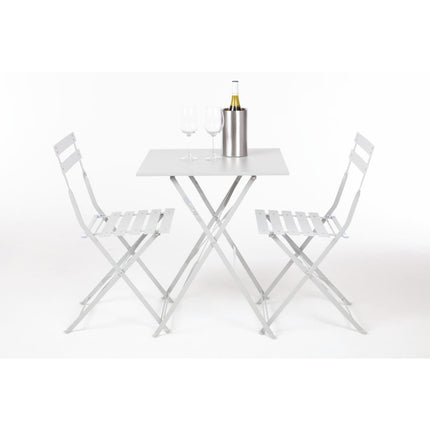 Steel Folding Chairs Grey | Bolero 7