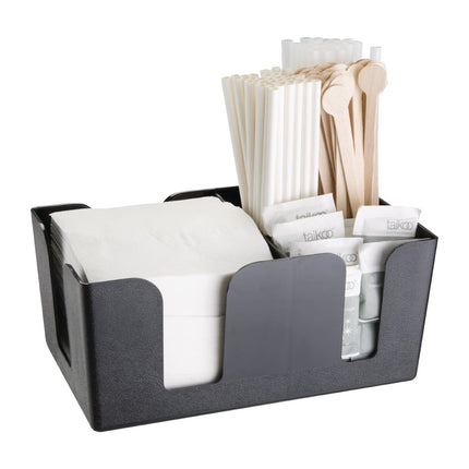 Plastic Bar Caddy Organizer Black | Olympia 4