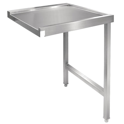 Right-Hand Stainless Steel Through Table 60cm | Vogue