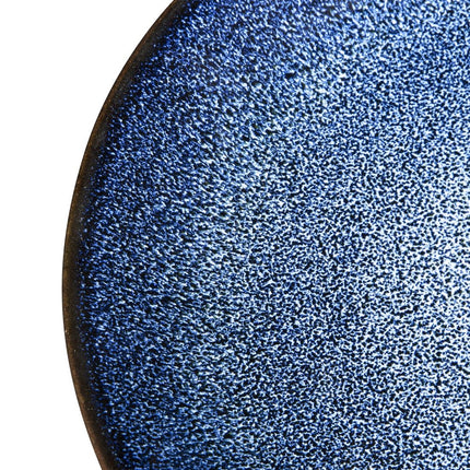 Midnight Blue Reactive Glaze Plate 205mm | Olympia Luna | Earthenware 5