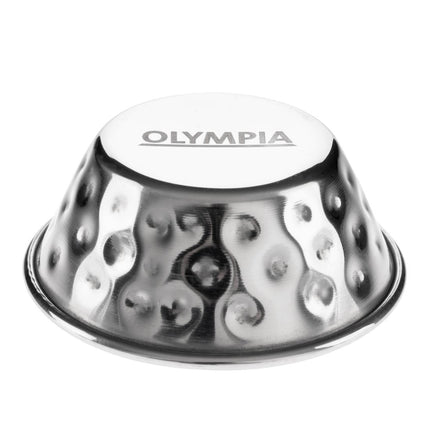 Hammered Stainless Steel Sauce Cups 45ml | Olympia 4