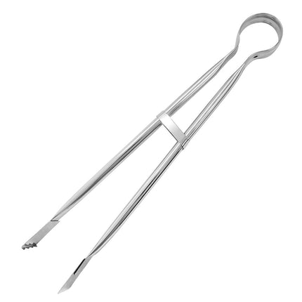 Extra Long Stainless Steel Steak Tongs 53cm | Vogue