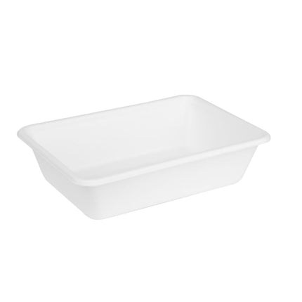 Compostable Bagasse Food Container Bases 650ml | Fiesta 2
