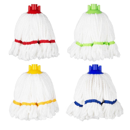 Microfiber Mop Head Red Stripe 150g | Jantex 4
