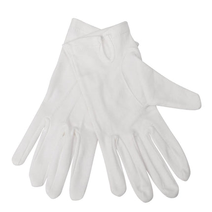 Women's White Serving Gloves | 100% Cotton | Size M