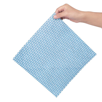 Non-Woven Cleaning Cloths 25x25 cm Blue | Nisbets Essentials | 300 Pieces 3
