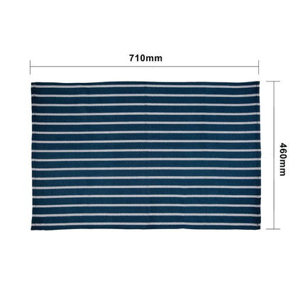 Vogue Blue and White Striped Tea Towel 45.7 x 71.1cm 3