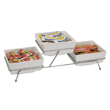 Square Melamine Bowl White 19x19cm | APS Float 3