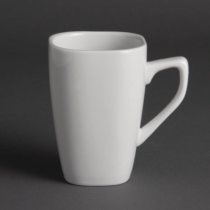 Whiteware Square Mugs 28.5cl | Olympia
