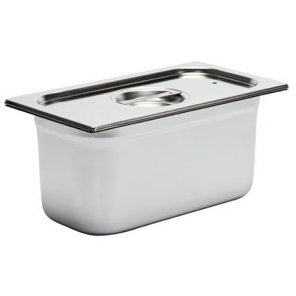 Stainless Steel Gastro Pan GN 1/3 | 15cm Depth | 325x176mm 2