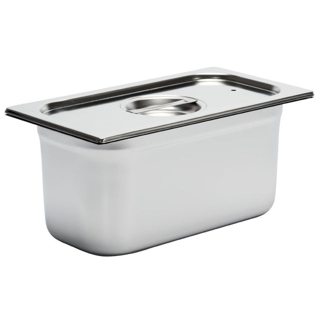 Stainless Steel Gastro Pan GN 1/3 | 15cm Depth | 325x176mm 2
