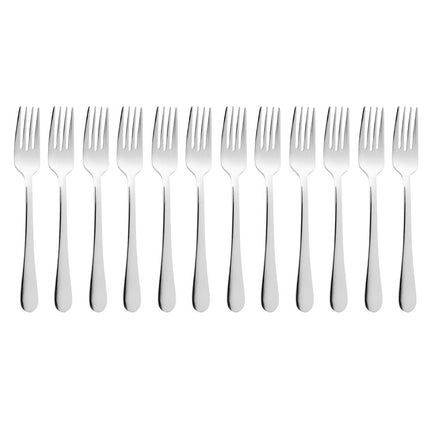 Olympia Buckingham Stainless Steel Dessert Forks | Set of 12 4