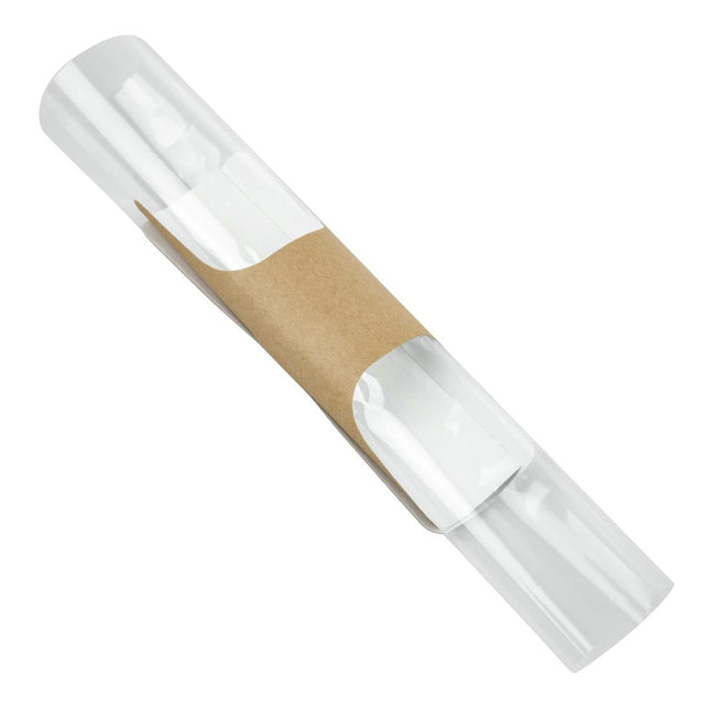 Recyclable Kraft Baguette Packaging with Insert Closure | Colpac Clasp | Pack of 500
