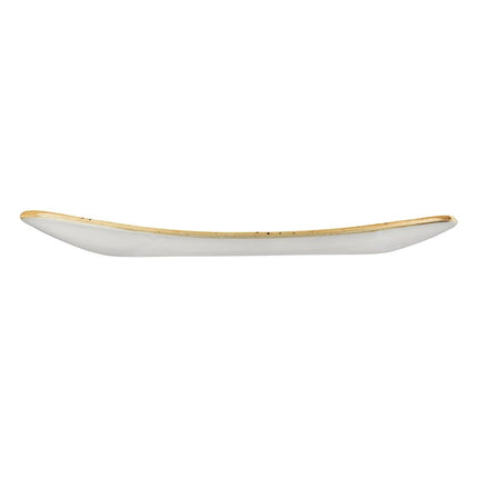 Lotus Plate Triangular  | Churchill Stonecast Grey Cappuccino | 6 Pieces 2