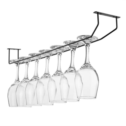 Black Wine Glass Rack 610mm | Olympia