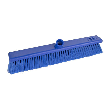 Soft Bristle Hygiene Broom 45 cm | Jantex | Blue