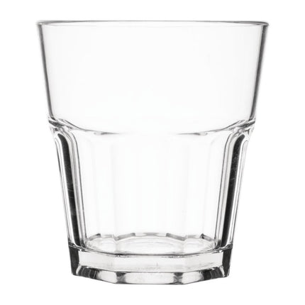 Kristallon Orleans Rocks Tumblers 250ml Polycarbonate | Olympia | 12 Pieces
