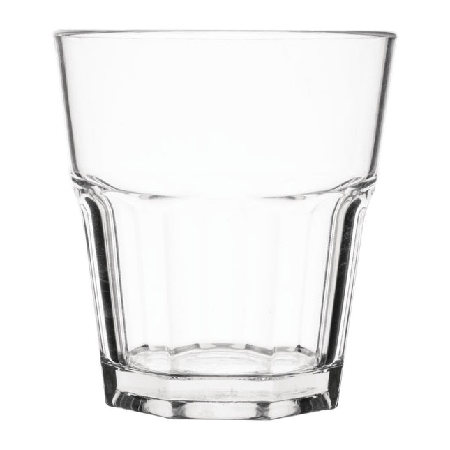 Kristallon Orleans Rocks Tumblers 250ml Polycarbonate | Olympia | 12 Pieces