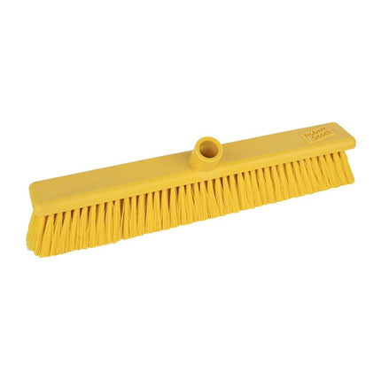 Soft Bristle Hygiene Broom 45 cm | Jantex | Yellow