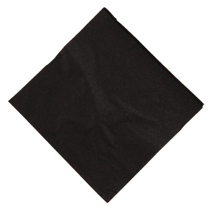 Black Napkins 25x25cm for F980 | Colorfast Quarter-Folded 5
