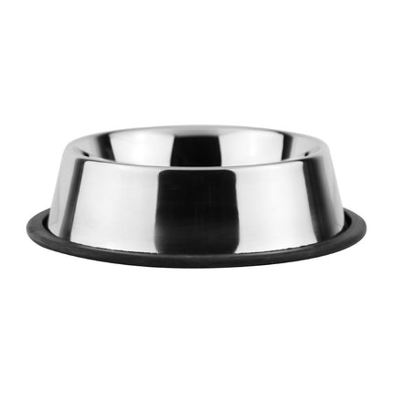 Large Stainless Steel Dog Bowl with Non-Slip Base | Bolero | 230 mm 2