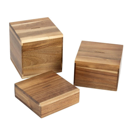 Acacia Wood Buffet Risers (3 Pieces) | Olympia Frames