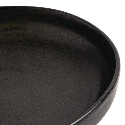 Deep Coupe Black Canvas Plates 23cm | Olympia 4