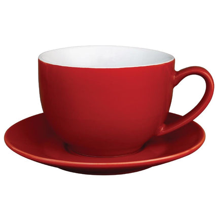 Café Porcelain Saucers Red | Olympia 2